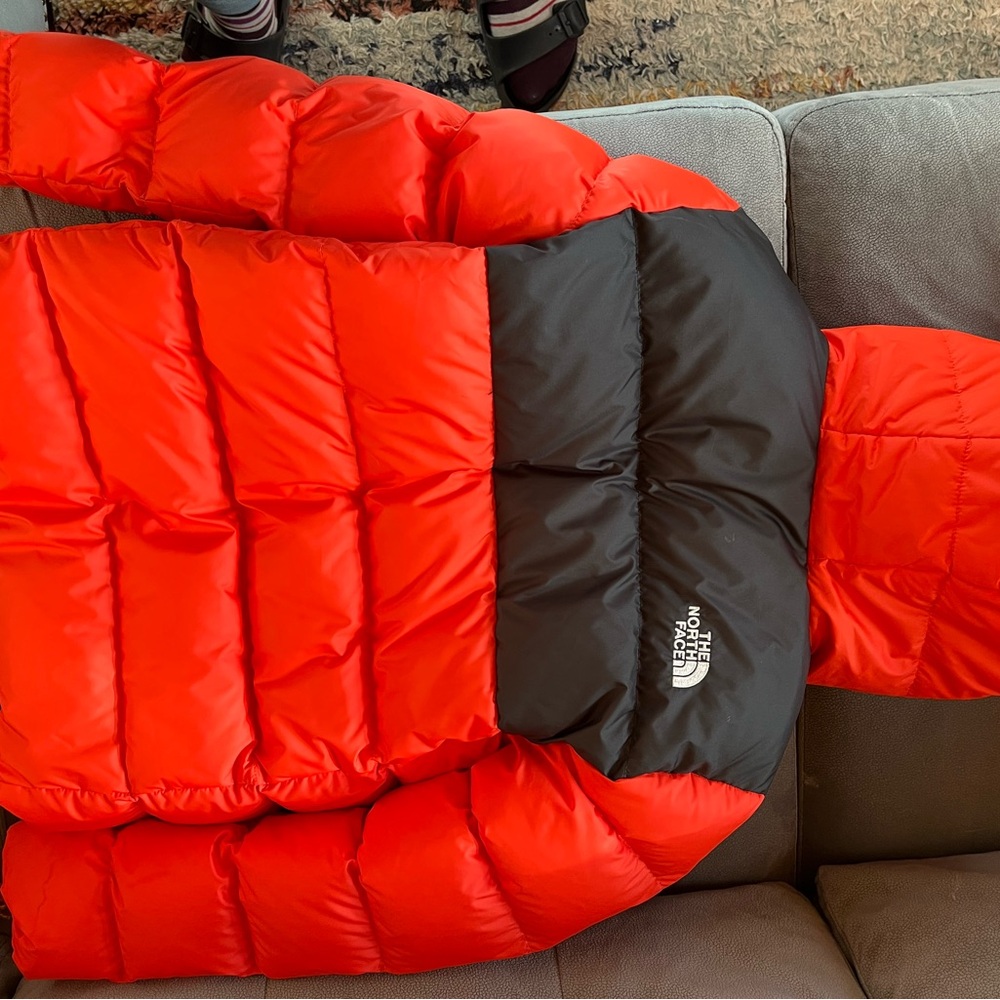 North Face Nurse 550 Youth Medium 10/12 Red Down Puffer Jacket $100